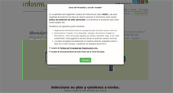 Desktop Screenshot of infosms.es