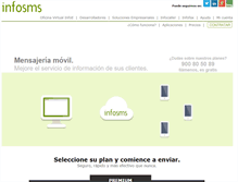 Tablet Screenshot of infosms.es