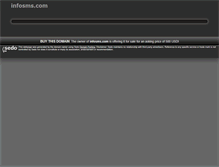 Tablet Screenshot of infosms.com